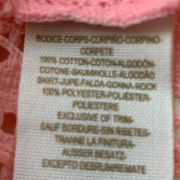 Free People Crochet Lace Crop Top Pink Medium - Picture 5 of 6